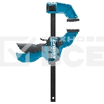 Струбцина реечная Gross быстрозажимная, пистолетного типа, пошаг. механизм, пластиковый корпус,150 мм, фото4