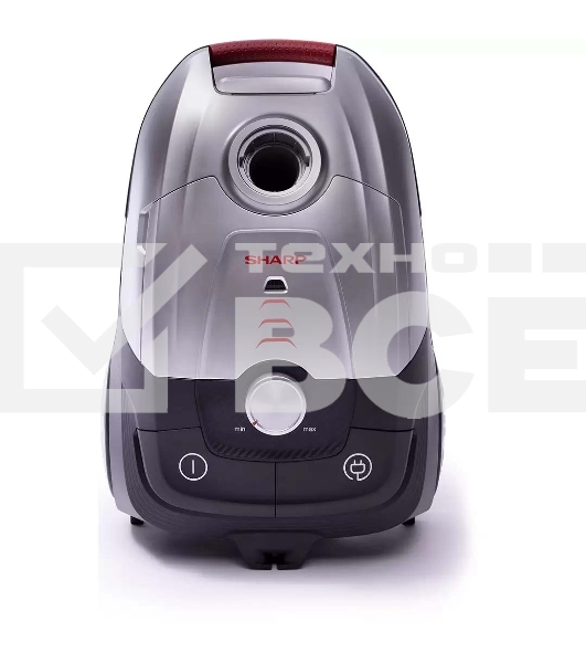 Пылесос Sharp ECJB19RS серебристый, 350/1900 Вт, уборка сухая, пылесборник мешок 2.3 л