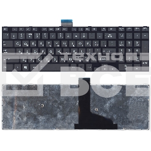 Клавиатура для ноутбука Toshiba L50D-A L70-A S50-A S50D-A S70D-A черная плоский Enter