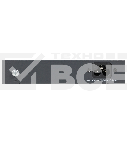 Коммутатор Unmanaged Switch 4x1000Base-T PoE, 1x1000Base-T, PoE Budget 60W, Long-range PoE up to 250m, metal case