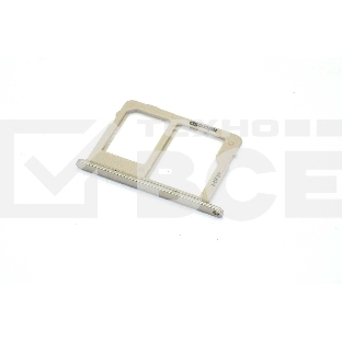 Лоток для SIM-карты Samsung Galaxy J6/J4+ (J610F/J415F) золотой
