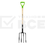 Вилы 4-рогие Palisad огородные, кованые, 195х295х1165 мм, деревянный лакированный черенок, фото4