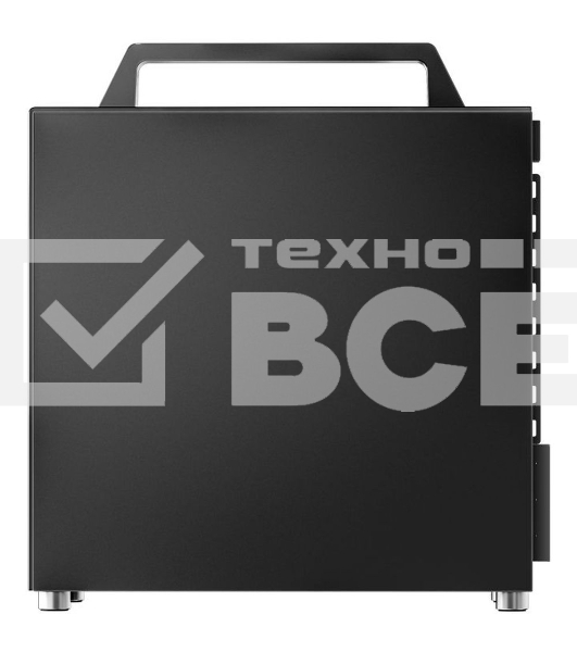 Компьютерный корпус JONSBO T8 PLUS Black без БП, боковые панели из закаленного стекла, mini-ITX, черный
