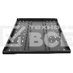 Полка аккумуляторная ЦМО СВ, усиленная, 1U, 25х496х580 мм (ВхШхГ), для шкафов и стоек, цвет: черный, фото 1