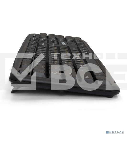 Комплект ExeGate EX287139RUS Professional Standard Combo MK120-OEM (клавиатура влагозащищенная 104кл. + мышь оптическая 1000dpi, 3 кнопки и колесо прокрутки; USB, длина кабелей 1.3м, черный, ОЕМ)