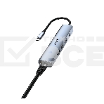 Концентратор USB HUB UH-545 USB3.0 с Ethernet RJ45, гигабитным Ethernet RJ45 x 1, портом питания USB-C (5 В 3 А) x 1, портами передачи данных USB-A 3.0 x 3, фото3
