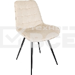 Стул для дома Бюрократ CH-K2_4 комплект 4 шт бежевый Holland 06 металл черный на ножках (CH-K2_1/HL07_4), фото3