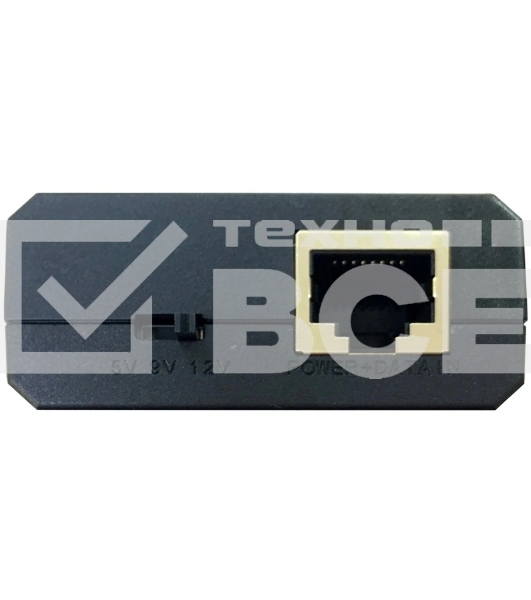 PoE-сплиттер ORIGO OPE301GS/A1A 802.3af/at, 1x1000Base-T PoE In, 1x1000Base-T, выход: 5/9/12В DC