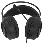 Гарнитура Oklick HS-L300G чёрный, проводная, 3.5 мм, подсветка, фото9