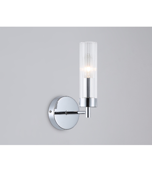 Настенный светильник Ambrella light LH55154 CH/CL хром/прозрачный E14 max 40W 155*100*245