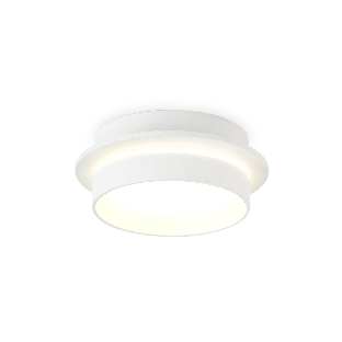 Светильник Ambrella light TN5383 SWH/FR белый песок/белый матовый GX53 IP44 D105*40