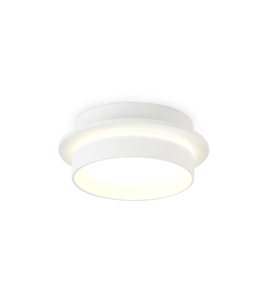 Светильник Ambrella light TN5383 SWH/FR белый песок/белый матовый GX53 IP44 D105*40