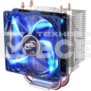 Кулер для процессора DEEPCOOL GAMMAXX 300 FURY серебристый, 95 мм, алюминий/медь, 1800 об/мин, 21 дБ, 4 pin, 130 Вт, 130.5 мм