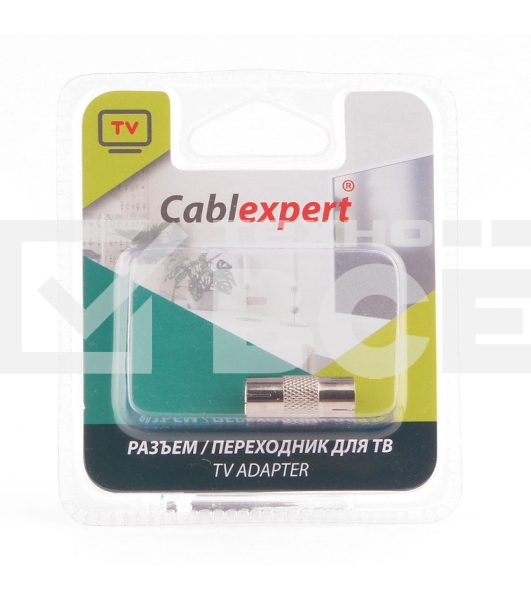 Переходник Cablexpert APL-TVFTVF-01, TV (мама) / TV (мама), блистер