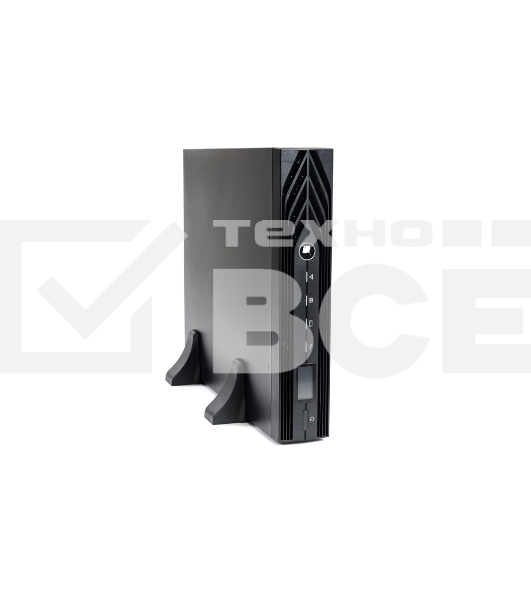 Источник бесперебойного питания SKAT-UPS 1000 RACK + 2x9Ah UPS 900 W, On-Line, sine, built-in rechargeable batteries 2 pcs x 9Ah