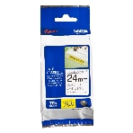 Наклейка ламинированная повышенной адгезии Brother TZe-S251 (24 мм черн/бел), фото3