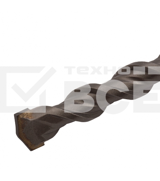 Бур по бетону, двойная спираль, Cobalt W-tip, 14x260 мм, SDS PLUS Denzel