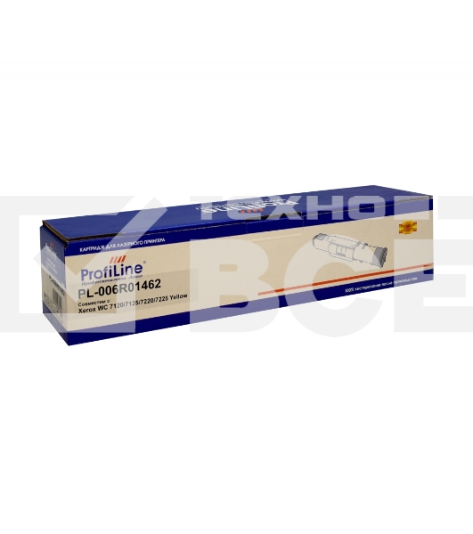 Картридж Тонер-туба PL-006R01462 для принтеров Xerox WorkCentre 7120/7120S/7120T/7125/7125S/7125T/7220/7225 15000 копий Yellow ProfiLine