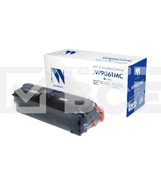 Картридж лазерный NVP совместимый NV-W9061MC Голубой для HP Color LaserJet E55040/ E57540 (12200k)