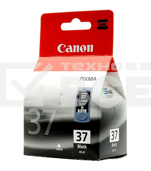 Картридж струйный Canon BJ CRG PG-37 EMB черный (220 стр.) для Canon PIXMA iP2500; MP140; MP190; MP210; MP220; MX300; MX310