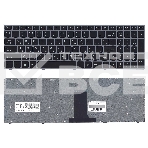 Клавиатура для ноутбука Lenovo IdeaPad B5400 M5400 черная с серебристой рамкой, фото3