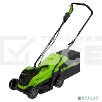 Газонокосилка аккумуляторная GreenWorks GD24LM33k4, 24v, 33 см, 1хАКБ 4Ач и ЗУ (2516107UB), фото4