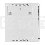 Шкаф телекоммуникационный 19' настенный 9U ExeGate EC-WM-9U.450.G.GREY (19', 9U, 600x450x500 мм (ШхГхВ), передняя дверь закаленное стекло, съемные боковые панели, пыле- и влагозащита IP23, светло-серый RAL 7035), фото6