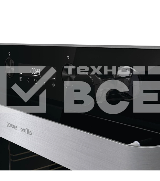 Встраиваемый духовой шкафКоллекция: Ora-Ito, Тип: независимый, Габаритные размеры (ВxШxГ), см: 59.5 х 59.5 х 56.4, : черный, Количество режимов: 11, Тип очистки: паром AquaClean, Телескопические направляющие: на 1 уровне