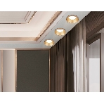 Встраиваемый точечный светильник Ambrella light TN102803 GD золото GU5.3 D71*34, фото3