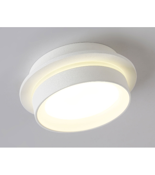 Светильник Ambrella light TN5383 SWH/FR белый песок/белый матовый GX53 IP44 D105*40