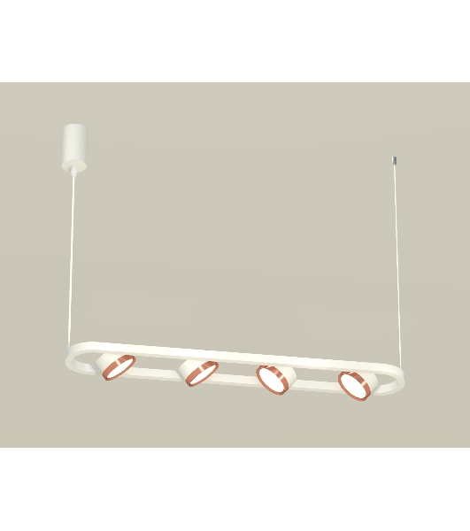 Светильник Ambrella light XB9163103/4 SWH/PPG белый песок/золото розовое полированное GX53 (C9163, N8126)