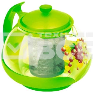 Чайник заварочный MALLONY Decotto-G-750, 910114 750 мл, жаропроч. стекло