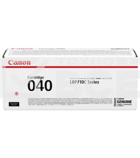 Картридж лазерный Canon Cartridge 040M (0456C001) пурпурный (5400 стр.) для Canon LBP710Cx/712Cx