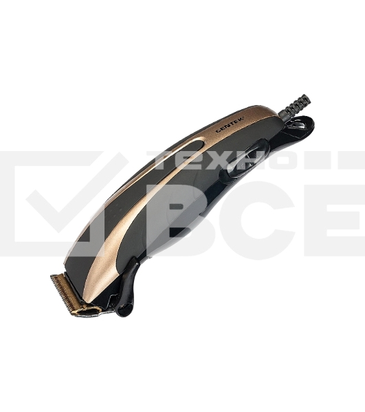 Машинка для стрижки Centek CT-2110 (черный/золотой) титановые ножи, прорезиненный корпус