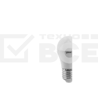 Светодиодная лампа GAUSS 105102107 LED Шар E27 6.5W 520lm 3000K 1/10/50