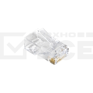 Коннектор RJ-45 Exegate EX283691RUS Кат.6 (8P8C) под одножильный кабель (100шт)