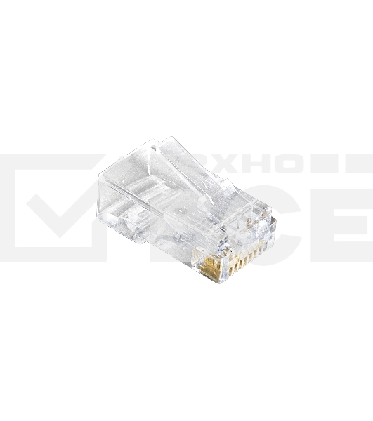 Коннектор RJ-45 Exegate EX283691RUS Кат.6 (8P8C) под одножильный кабель (100шт)