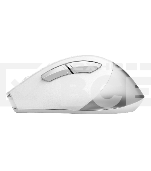 Мышь беспроводная A4Tech Fstyler FG35 серебристый/белый, 2000 dpi, радиоканал, USB, кнопки - 6