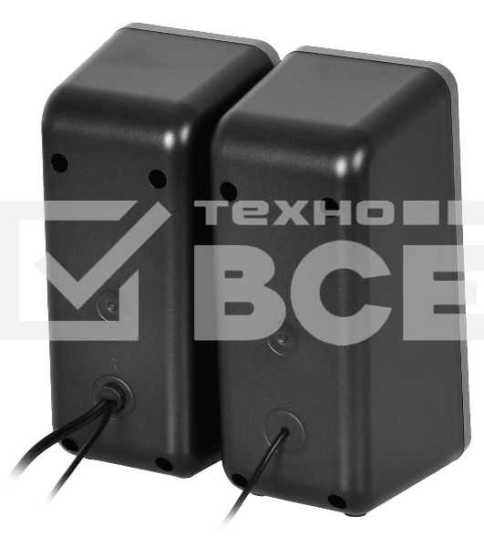 Колонки Oklick OK-130 2.0 черный BT портативные