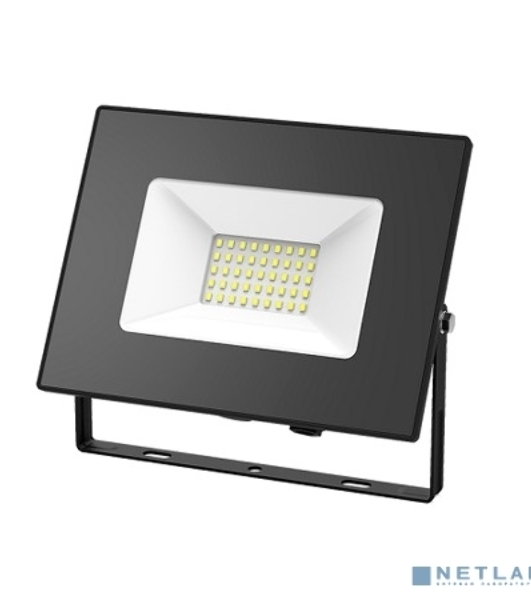Прожектор светодиодный GAUSS 613527170 LED 70W 4450lm IP65 3000К черный 1/24