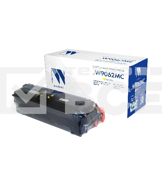 Картридж лазерный NVP совместимый NV-W9062MC Yellow для HP Color LaserJet E55040/ E57540 (12200k)