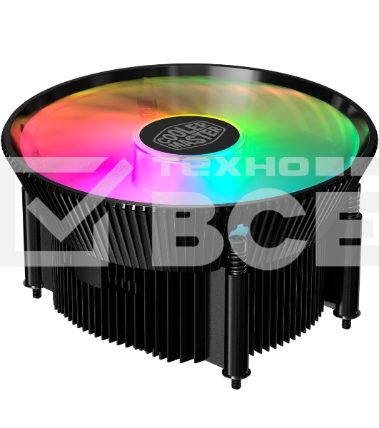 Кулер для процессора Cooler Master CPU Cooler A71C черный 120мм алюминий+медь 1800rpm 25db 4-pin 95W 60мм