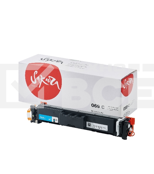 Картридж Sakura 069C ECO (5093C002) для Canon I-Sensys LBP673Cdw/ MF750C /MF725, голубой, 1900 к. ECO (чип без счетчика копий)
