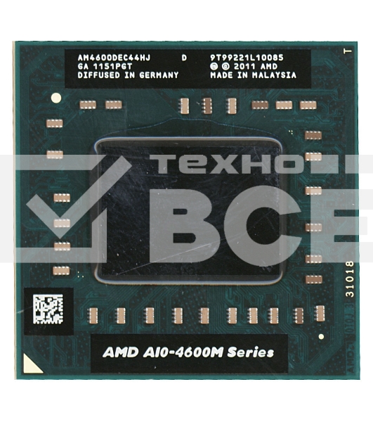 Процессор Socket FS1 AMD A10-4600M 2300MHz (4096Kb L2 Cache, AM4600DEC44HJ)