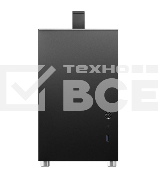Компьютерный корпус JONSBO T8 PLUS Black без БП, боковые панели из закаленного стекла, mini-ITX, черный