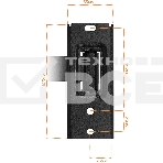 Кронштейн для телевизора Buro MF1 черный 13
