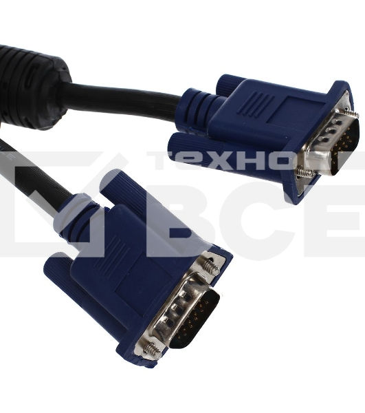 Кабель монитор-SVGA card (15M-15M) 3.0м 2 фильтра VCOM