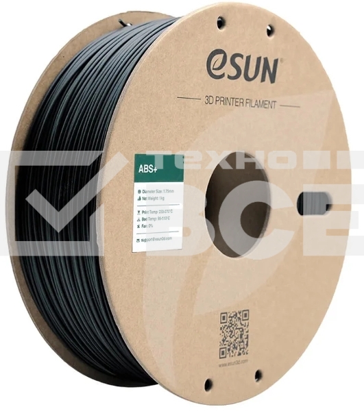 Пластик для принтера 3D Esun ABS+175B1P1 ABS+ 1кг L1.75м 1цв.
