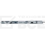 Док-станция Type-C Gembird UHB-D5, 10в1: 3xUSB3.1, Type-C PD87W, Jack 3.5, SD/TF, HDMI, RJ45, Type-C, кабель 14см, алюминий, фото9