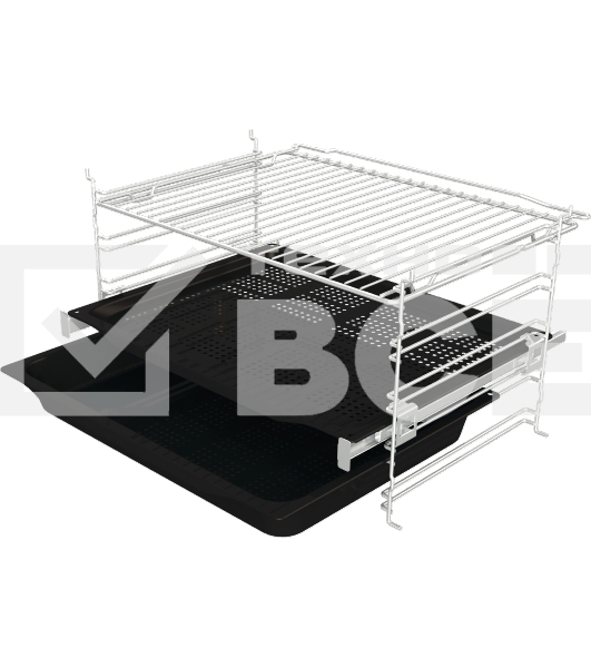 Встраиваемый духовой шкафКоллекция: Ora-Ito, Тип: независимый, Габаритные размеры (ВxШxГ), см: 59.5 х 59.5 х 56.4, : черный, Количество режимов: 11, Тип очистки: паром AquaClean, Телескопические направляющие: на 1 уровне